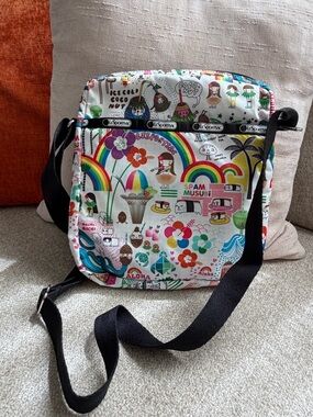 Rare LeSportsac Hawaii Exclusive Shave Ice Spam Musubi Square Crossbody